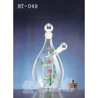 廣東工藝玻璃酒瓶加工廠家~宏藝玻璃制品廠價定制紅酒酒瓶
