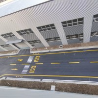 蘇州斜塘工廠消防畫黃線、蘇州消防車道劃線、蘇州廠區通道標線